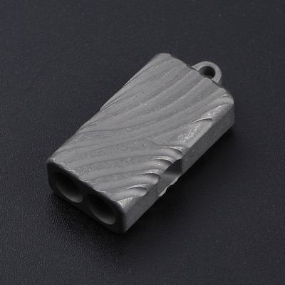 Antrenament câine fluier de supraviețuire de urgență din aliaj de titan pentru camping în aer liber Fluier multifuncțional cu dublă frecvență