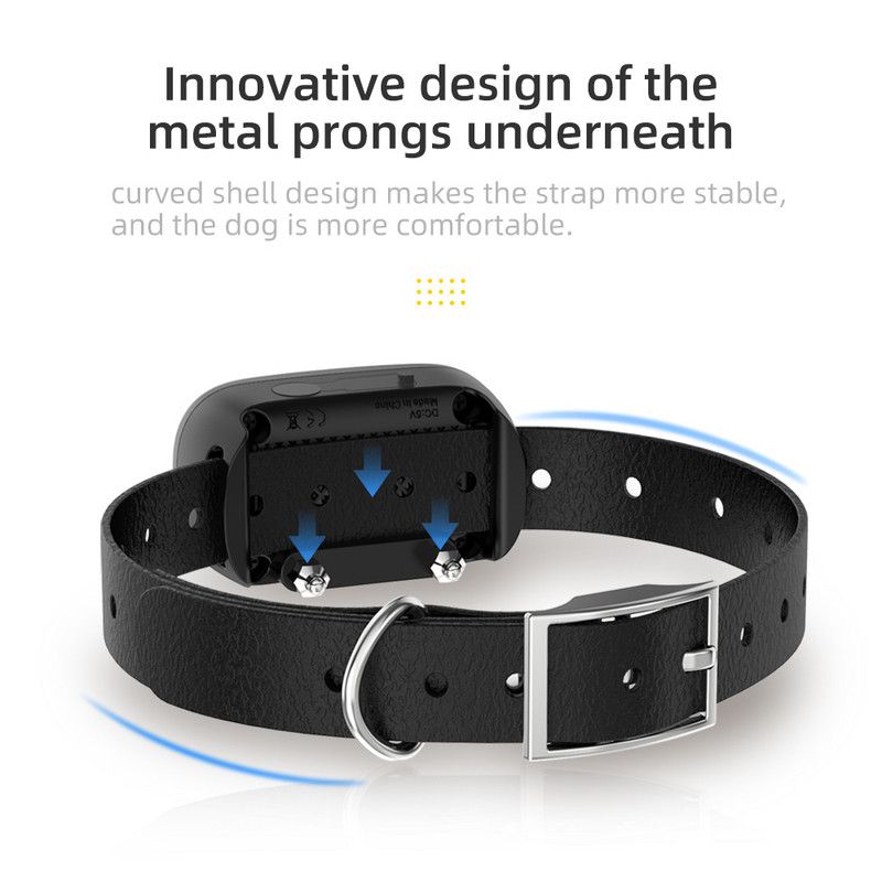 500 m kaugtreeningu kaelarihm haukumisvastane laetav veekindel intelligentne automaatne kaelarihm väikesele keskmisele suurele lemmikloomakoerale