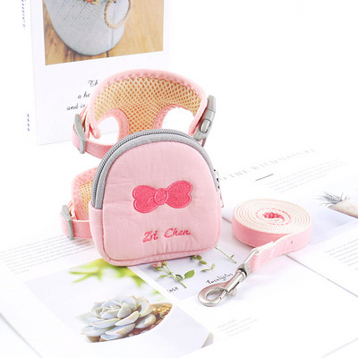 Τσάντα με λουρί γλυκού σκύλου, Λειτουργικό κολάρο γάτας κατοικίδιων ζώων, λουλούδι, λουλούδι για κουτάβι γατάκι, κρεμαστό λαιμό, εξωτερικό κολάρο κουταβιού για περπάτημα