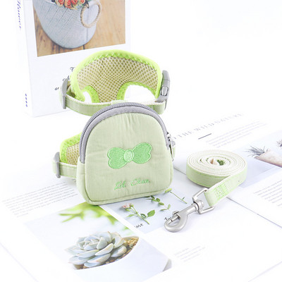 Τσάντα με λουρί γλυκού σκύλου, Λειτουργικό κολάρο γάτας κατοικίδιων ζώων, λουλούδι, λουλούδι για κουτάβι γατάκι, κρεμαστό λαιμό, εξωτερικό κολάρο κουταβιού για περπάτημα