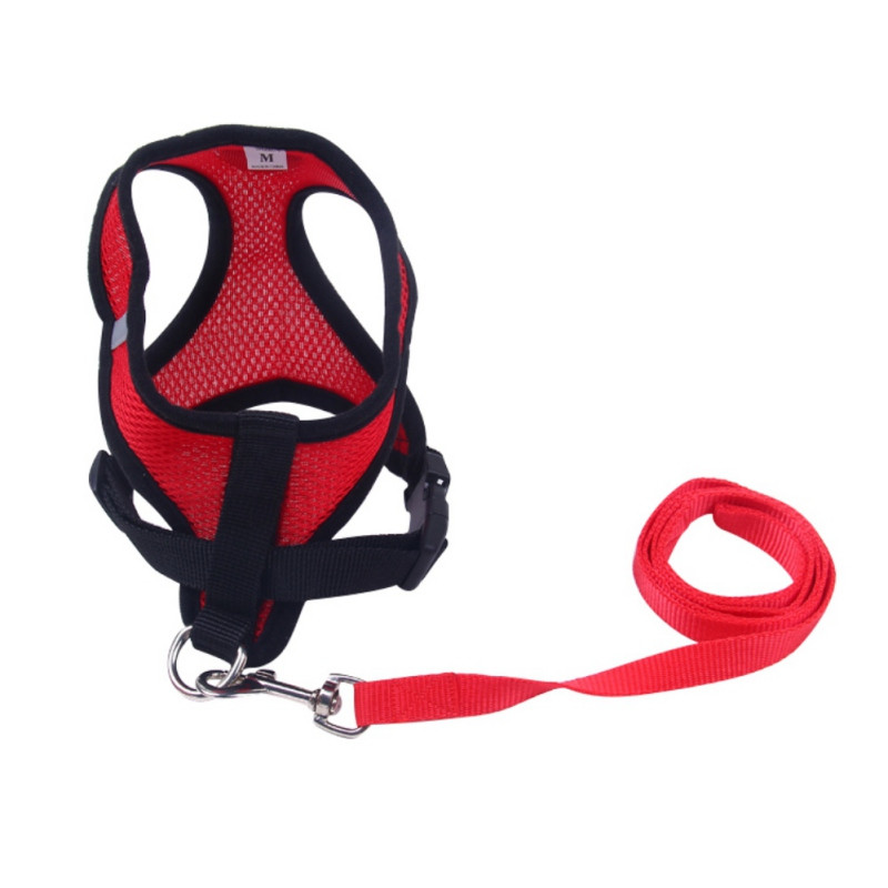 Prozračni set pojaseva za kućne ljubimce i uzice za pse, zračna najlonska mreža, štene, mali psi, odjeća za mačke, dodaci, mreža za prsluk za štene za čivavu