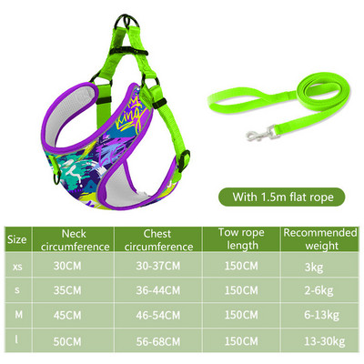 Suņiem kucēnu zirglietas Apkakles siksna Kaķu suns Regulējama Veste Pastaigas Pavada Atstarojoša Elpojoša Tīkla Siksna Mazam Vidējam Mājas Suņiem