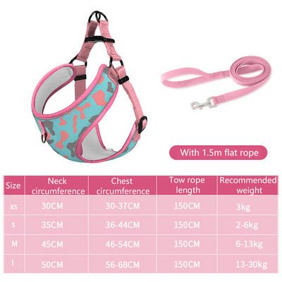 Suņiem kucēnu zirglietas Apkakles siksna Kaķu suns Regulējama Veste Pastaigas Pavada Atstarojoša Elpojoša Tīkla Siksna Mazam Vidējam Mājas Suņiem