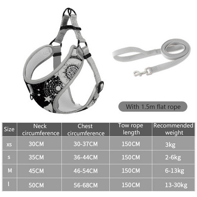 Suņiem kucēnu zirglietas Apkakles siksna Kaķu suns Regulējama Veste Pastaigas Pavada Atstarojoša Elpojoša Tīkla Siksna Mazam Vidējam Mājas Suņiem