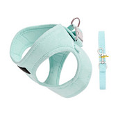 Oprtač za male pse s povodcem, sigurnosna mreža, prozračna traka za prsa, ovratnik za mačiće, mačke, čivave, mopse, buldoge, mačke, prsluk