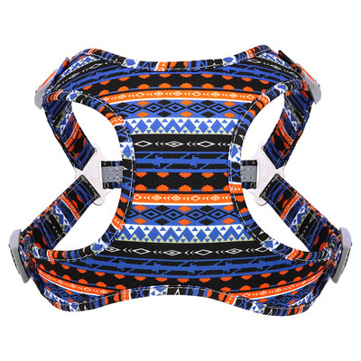 Harnaș pentru câini din nailon din plasă, vestă reflectorizată pentru câini, hamuri respirabile pentru animale de companie, veste pentru câini mici, mijlocii mari, imprimeu flori chihuahua