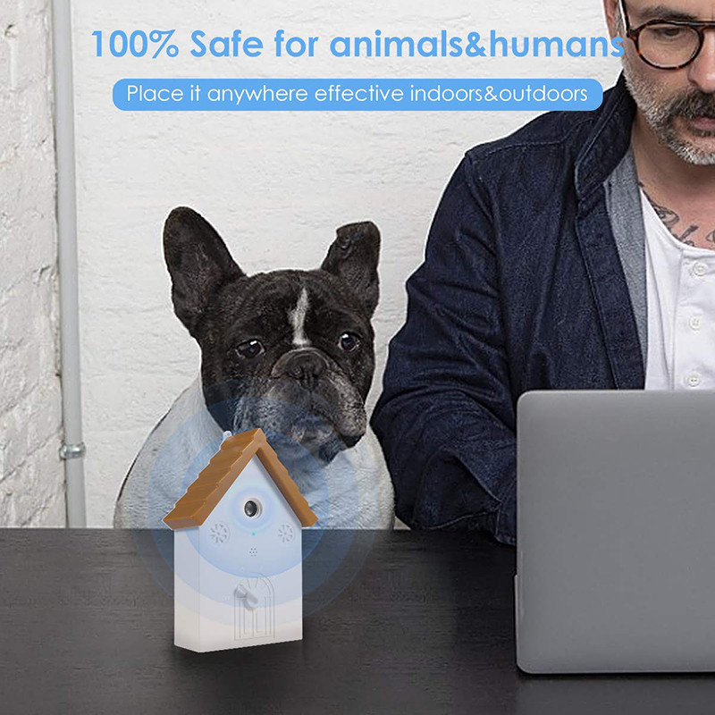 Benepaw tõhus ultraheli haukumisvastane seade, ohutu haukumise peatamine, veekindel lemmikloomade koolitamine koera haukumise tõrjevahendid kuni 15 miljonit