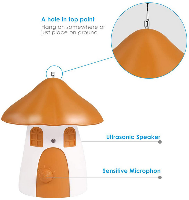 Dispozitive cu ultrasunete Benepaw anti lătrat pentru câini, rezistente la apă, în siguranță, pentru controlul descurajării lătratului animalelor de companie, dresaj de căței, rază în aer liber de până la 15 m