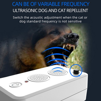 Pet Dog Repeller Anti Barking Device USB акумулаторна външна ултразвукова система за възпиране на лаенето на кучета Инструменти за обучение за контрол на лаенето