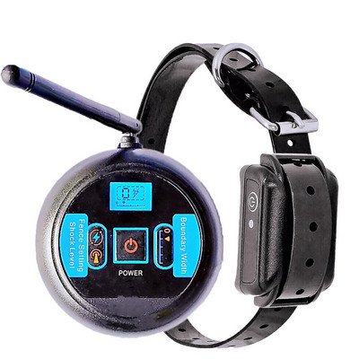 Pet Wireless Trainer Bark Stopper Elektronička ograda za kućne ljubimce Psi Sustav zadržavanja Šok ogrlice Vodootporni punjivi prijemnik