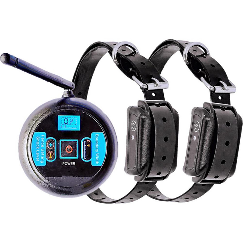 Pet Wireless Trainer Bark Stopper Elektronička ograda za kućne ljubimce Psi Sustav zadržavanja Šok ogrlice Vodootporni punjivi prijemnik