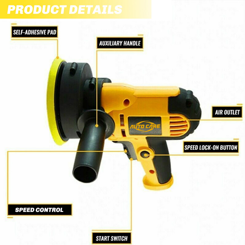 220V / 110V 600W elektrinis automobilių poliravimo aparatas 3500 aps./min. Automatinis poliravimo staklės Šlifuoklis Maži nešiojami poliravimo vaškavimo įrankiai