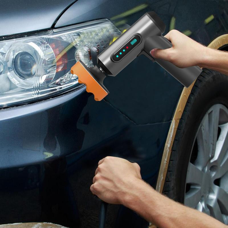4000 mAh belaidis automobilių poliravimo aparatas, įkraunamas elektrinis belaidis poliruoklis, nešiojamas automatinis vaškavimo stiklo įbrėžimų taisymo poliravimo įrankis