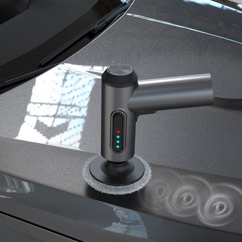 80W Ασύρματο γυαλιστικό αυτοκινήτου 20000rpm USB Επαναφορτιζόμενη Μεταβλητή Ταχύτητα Γυαλιστικό Μηχάνημα Γυαλίσματος Λειαντήρα για Αυτοκίνητο lixadeira