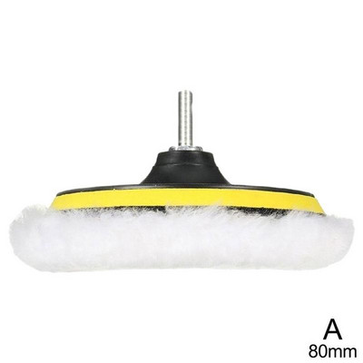 Universalus automobilių poliravimo padas, 3/4 colių, skirtas M10/M14 minkštos vilnos mašinai vaškavimo poliruokliui Automobilių kėbulo poliravimo diskų valymo priedai