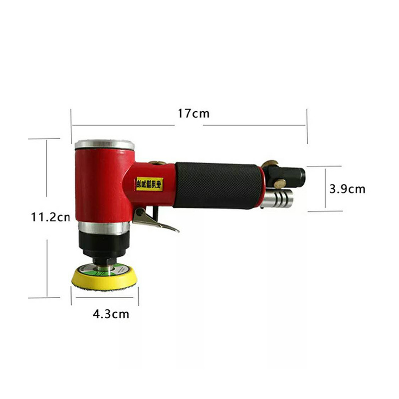 Automobilių poliravimo pneumatinis oro šlifuoklis dažų priežiūros įrankis 2 3 colių 15000 r/min buferio dvigubo veiksmo orbitinio šlifuoklio poliravimo staklės