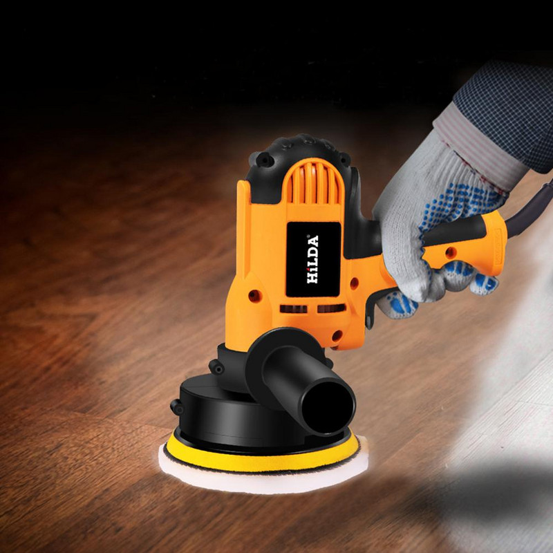 700 W elektrinio automobilio poliravimo vaškavimo stiklinimo mašina, reguliuojamas greitis, automatinis šlifavimo marmurinės plytelės grindų poliravimo įbrėžimų taisymo įrankis