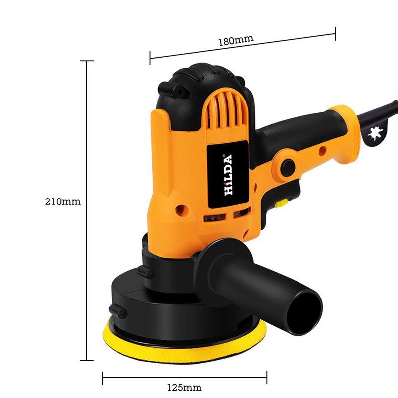 700 W elektrinio automobilio poliravimo vaškavimo stiklinimo mašina, reguliuojamas greitis, automatinis šlifavimo marmurinės plytelės grindų poliravimo įbrėžimų taisymo įrankis