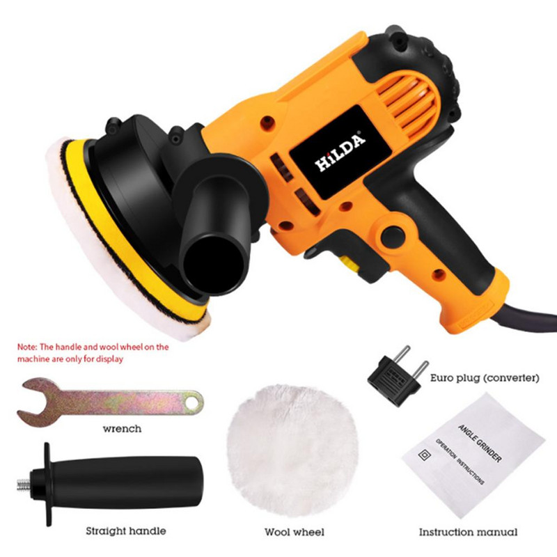 700 W elektrinio automobilio poliravimo vaškavimo stiklinimo mašina, reguliuojamas greitis, automatinis šlifavimo marmurinės plytelės grindų poliravimo įbrėžimų taisymo įrankis