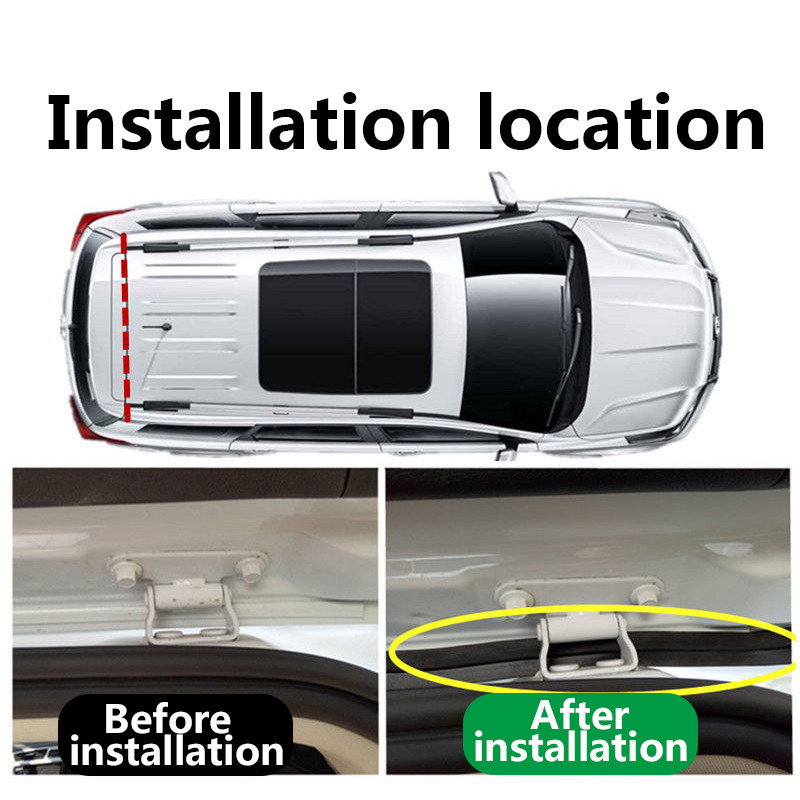 Automobilių guminė sandarinimo juostelė Auto bagažinės dangčio tarpo sandarinimo juostelė, skirta visureigio hečbeko viršutiniam kraštui Automobilių dulkėms atsparūs sandariklio priedai