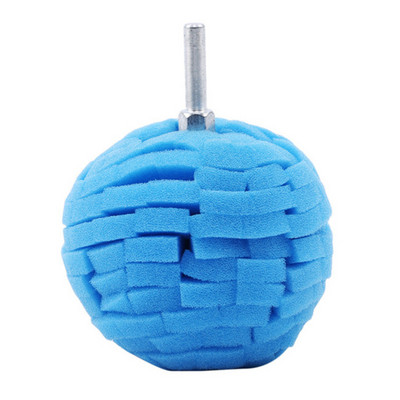 Σφουγγάρι αυτόματης στίλβωσης τροχού που χρησιμοποιείται για ηλεκτρικό τρυπάνι 3 ιντσών / 4 ιντσών γυαλίσματος μπάλας γυαλίσματος κώνου σφουγγάρι τροχού αυτοκινήτου