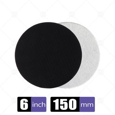 2/3/4/5/6 tolli 8 auguga käsnaga liides lihvimispatjade jaoks Konks ja silmus flokeeriv padi poleerimine puhverpadi Isekleepuv ketas