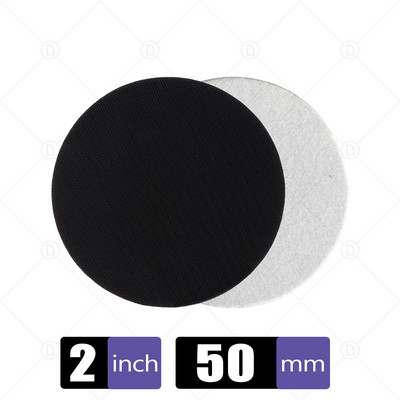 2/3/4/5/6 tolli 8 auguga käsnaga liides lihvimispatjade jaoks Konks ja silmus flokeeriv padi poleerimine puhverpadi Isekleepuv ketas