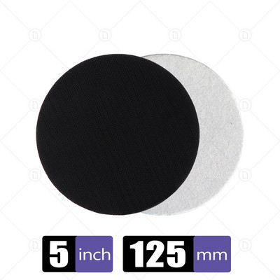 2/3/4/5/6 tolli 8 auguga käsnaga liides lihvimispatjade jaoks Konks ja silmus flokeeriv padi poleerimine puhverpadi Isekleepuv ketas