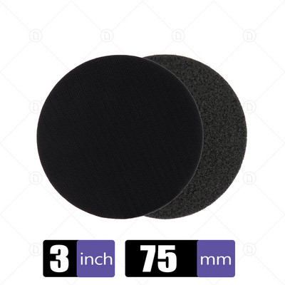 2/3/4/5/6 tolli 8 auguga käsnaga liides lihvimispatjade jaoks Konks ja silmus flokeeriv padi poleerimine puhverpadi Isekleepuv ketas