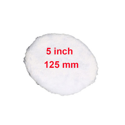 3/4/5/6/7 colių vilnos imitacijos poliravimo diskas, automobilio grožio vaškavimas, lipnus diskas, vilnos kempinė, automatinio poliravimo aparato dažų priežiūra