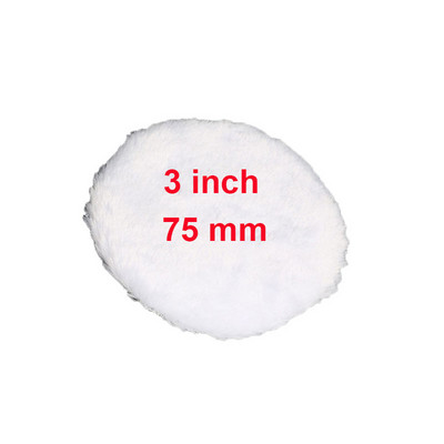 3/4/5/6/7 colių vilnos imitacijos poliravimo diskas, automobilio grožio vaškavimas, lipnus diskas, vilnos kempinė, automatinio poliravimo aparato dažų priežiūra