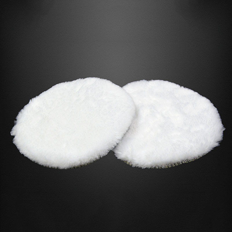 3/4/5/6/7 colių vilnos imitacijos poliravimo diskas, automobilio grožio vaškavimas, lipnus diskas, vilnos kempinė, automatinio poliravimo aparato dažų priežiūra