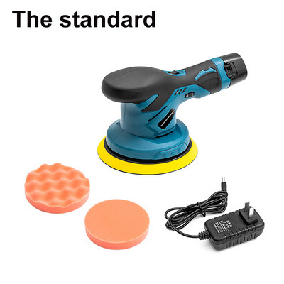 Belaidis poliruoklis elektrinis automobilių poliravimo aparatas Reguliuojamas greitis automobilių poliravimo vaškavimo šlifavimo staklės elektrinis įrankis automobilių poliravimui