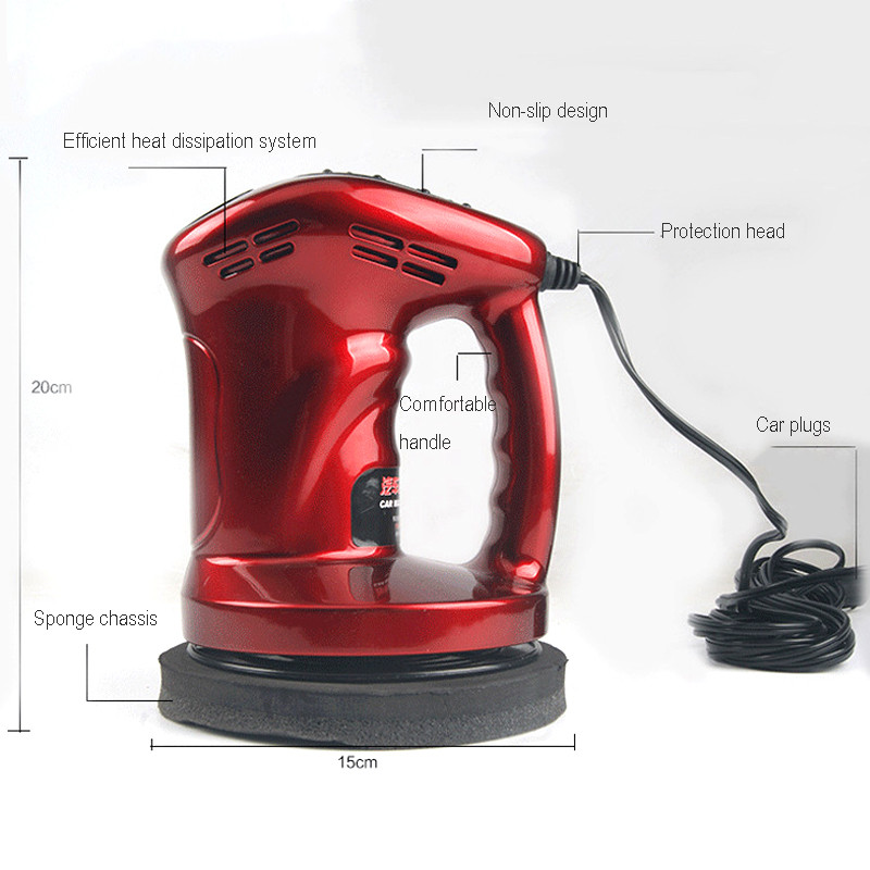 12V 80W Mini mașină de lustruit mașină de lustruit cu ceară instrument de îngrijire a vopselei de mașină mașină de lustruit șlefuitor 150mm