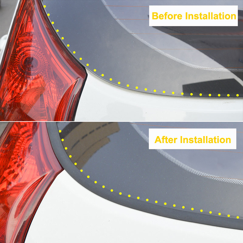 Gumena guma za brtvljenje gumenog oblika za automobil Univerzalna letvica za rubove prozora Šuplje staklene obloge rubova prozora Ukrasite zaštitnu letvu 2 4 metra