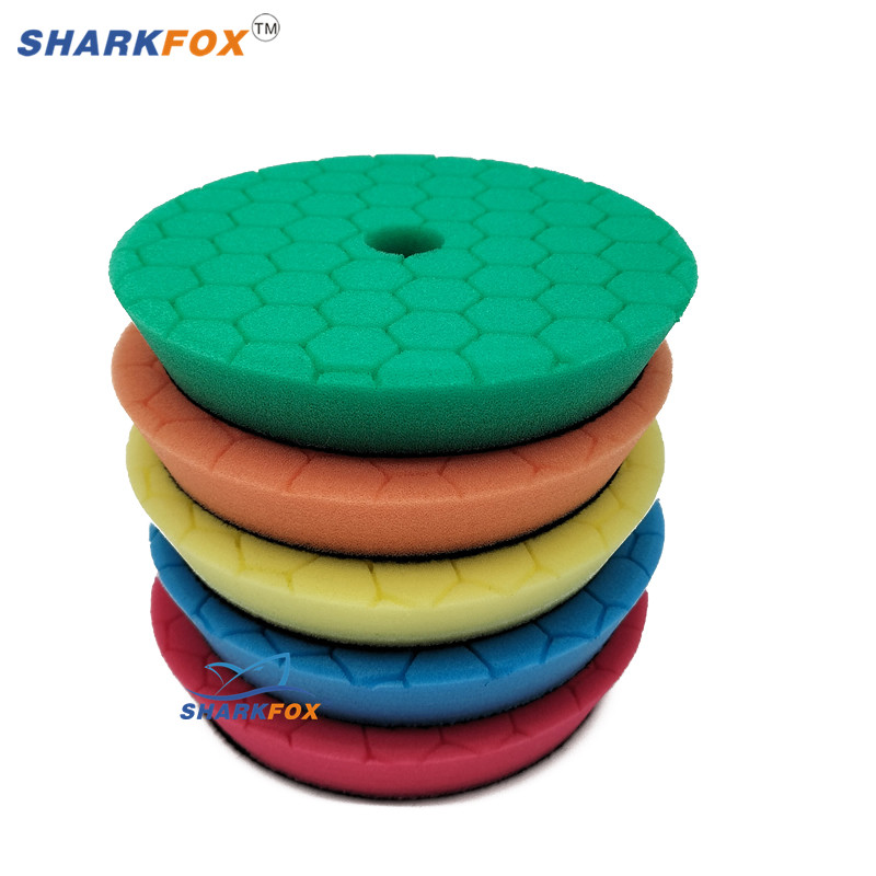 Tampoane de lustruit 3/5/6 inch Germania Tampoane cu burete de lustruit cu spumă Set de tampon de lustruit auto pentru mașină pentru instrumente tampon de lustruit DA/RO Accesorii