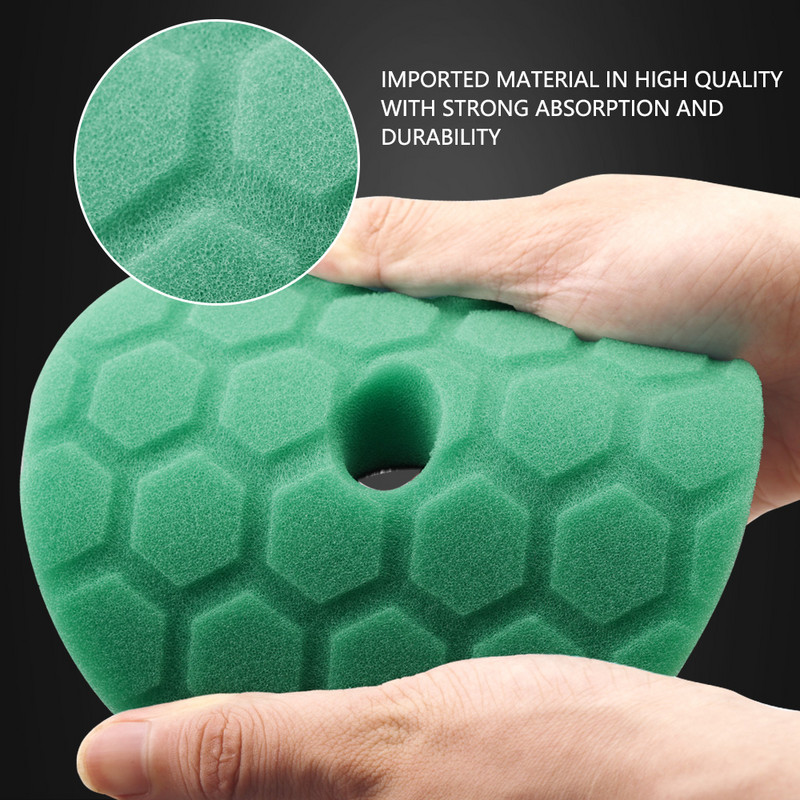 (Vânzări în vrac 2 buc și 10 buc) SPTA 3"(80mm)/5"(125mm)/6"(150mm) Tampoane de lustruit cu burete auto pentru polizor tampon auto DA/RO/GA