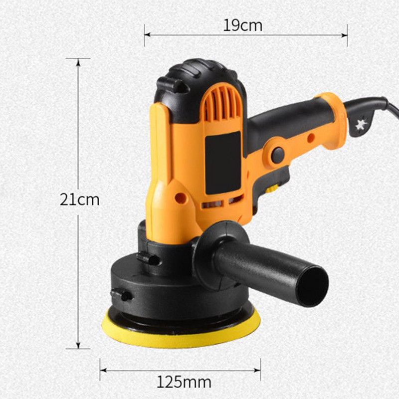 Mașină de lustruit mașină de 5 inci Polizor electric 3700 RPM Polizor Instrument de îngrijire a vopselei Polizor electric Slefuitor tampon 220-240V EU Plus
