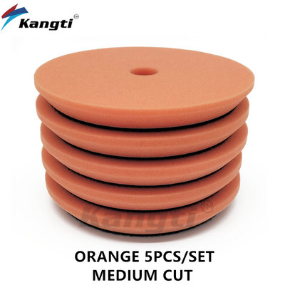 125 mm auto vahatamine poleerimiskäsn, 5-tolline autohooldus, parandus, sile Saksamaa vahtpoleerimisketas DA poleerimisseade kasutamine