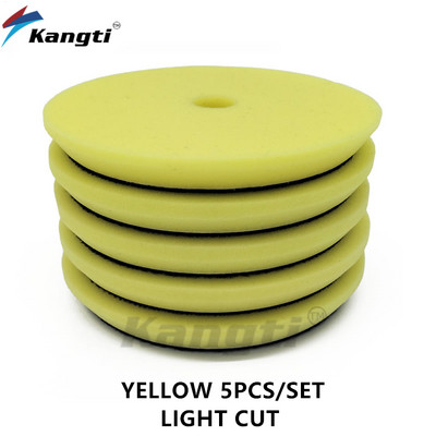 125 mm auto vahatamine poleerimiskäsn, 5-tolline autohooldus, parandus, sile Saksamaa vahtpoleerimisketas DA poleerimisseade kasutamine