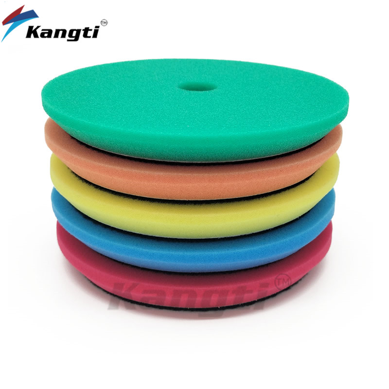 125 mm auto vahatamine poleerimiskäsn, 5-tolline autohooldus, parandus, sile Saksamaa vahtpoleerimisketas DA poleerimisseade kasutamine