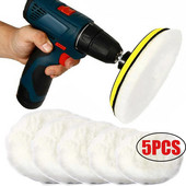 5 dydžiai 75-180 mm vilnos poliravimo diskas automobilių vaškavimas poliravimas poliravimas automobilių dažų priežiūra poliravimo trinkelės Auto plovimo priedai