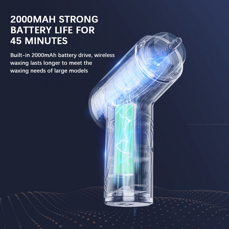 Kit de lustruit tampon auto 100W baterie reîncărcabilă cu viteză variabilă Kit de lustruit tampon pentru mașină, repararea zgârieturilor