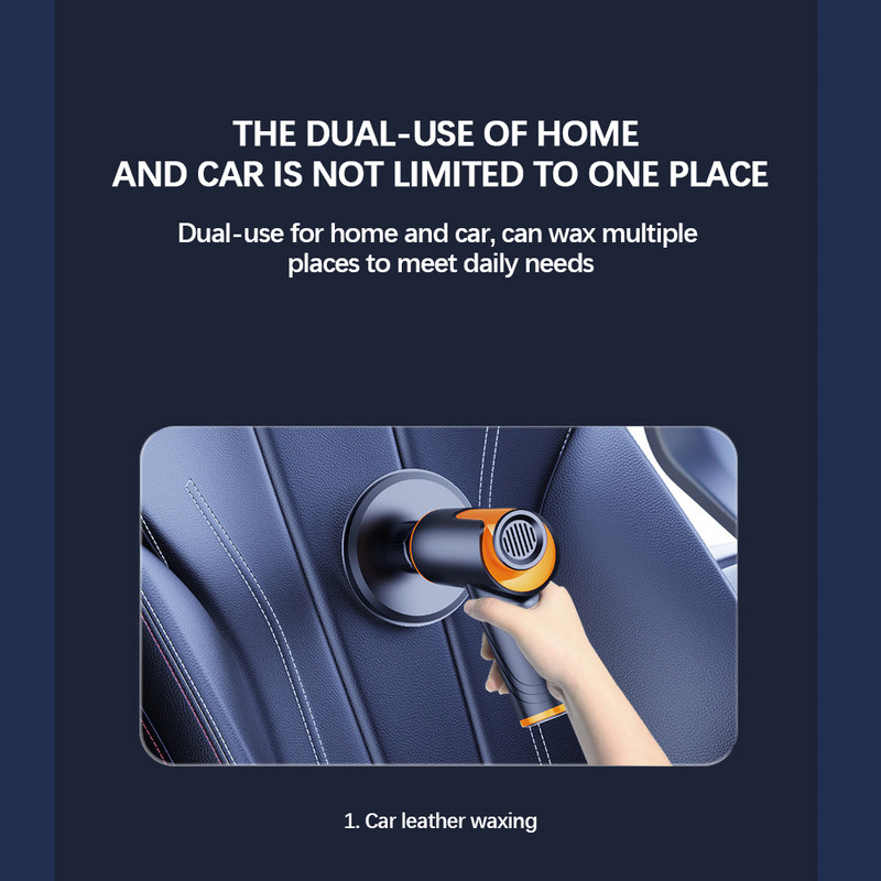 Kit de lustruit tampon auto 100W baterie reîncărcabilă cu viteză variabilă Kit de lustruit tampon pentru mașină, repararea zgârieturilor