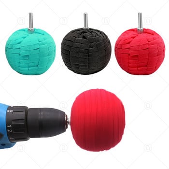 Бормашина Полираща гъба Подложки Полиращ конус Гъба Комплект за полиране на топка за автомобилни автомобилни колела Грижа за главината Метал Пластмаса Стъкло