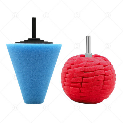 Τρυπάνι σφουγγαράκια γυαλίσματος σφουγγαράκια γυαλίσματος κώνου σφουγγάρι σφουγγάρι κιτ για αυτοκίνητα τροχούς αυτοκινήτου Φροντίδα πλήμνης μεταλλικό πλαστικό γυαλί