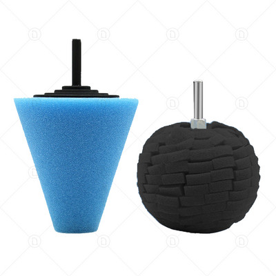 Τρυπάνι σφουγγαράκια γυαλίσματος σφουγγαράκια γυαλίσματος κώνου σφουγγάρι σφουγγάρι κιτ για αυτοκίνητα τροχούς αυτοκινήτου Φροντίδα πλήμνης μεταλλικό πλαστικό γυαλί