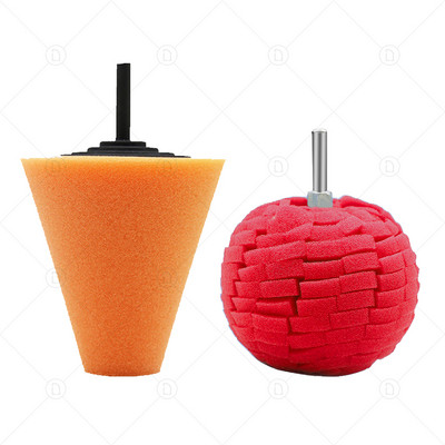 Τρυπάνι σφουγγαράκια γυαλίσματος σφουγγαράκια γυαλίσματος κώνου σφουγγάρι σφουγγάρι κιτ για αυτοκίνητα τροχούς αυτοκινήτου Φροντίδα πλήμνης μεταλλικό πλαστικό γυαλί