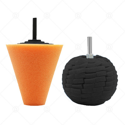 Τρυπάνι σφουγγαράκια γυαλίσματος σφουγγαράκια γυαλίσματος κώνου σφουγγάρι σφουγγάρι κιτ για αυτοκίνητα τροχούς αυτοκινήτου Φροντίδα πλήμνης μεταλλικό πλαστικό γυαλί