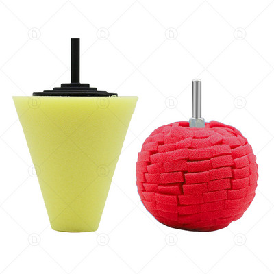 Τρυπάνι σφουγγαράκια γυαλίσματος σφουγγαράκια γυαλίσματος κώνου σφουγγάρι σφουγγάρι κιτ για αυτοκίνητα τροχούς αυτοκινήτου Φροντίδα πλήμνης μεταλλικό πλαστικό γυαλί